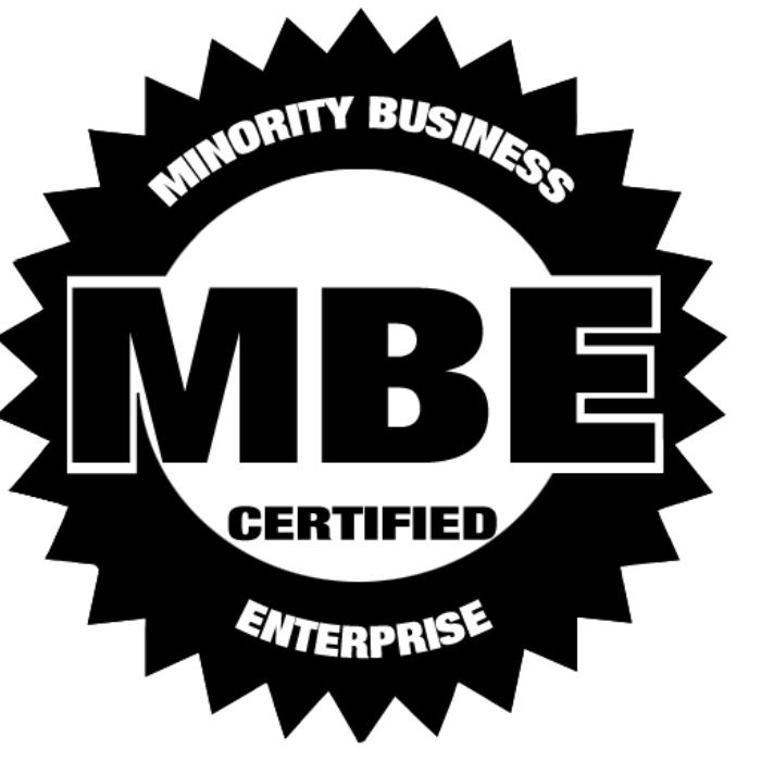 Certified Minority Business Enterprise seal